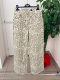 Jeans a palazzo leopardato FGD MODA