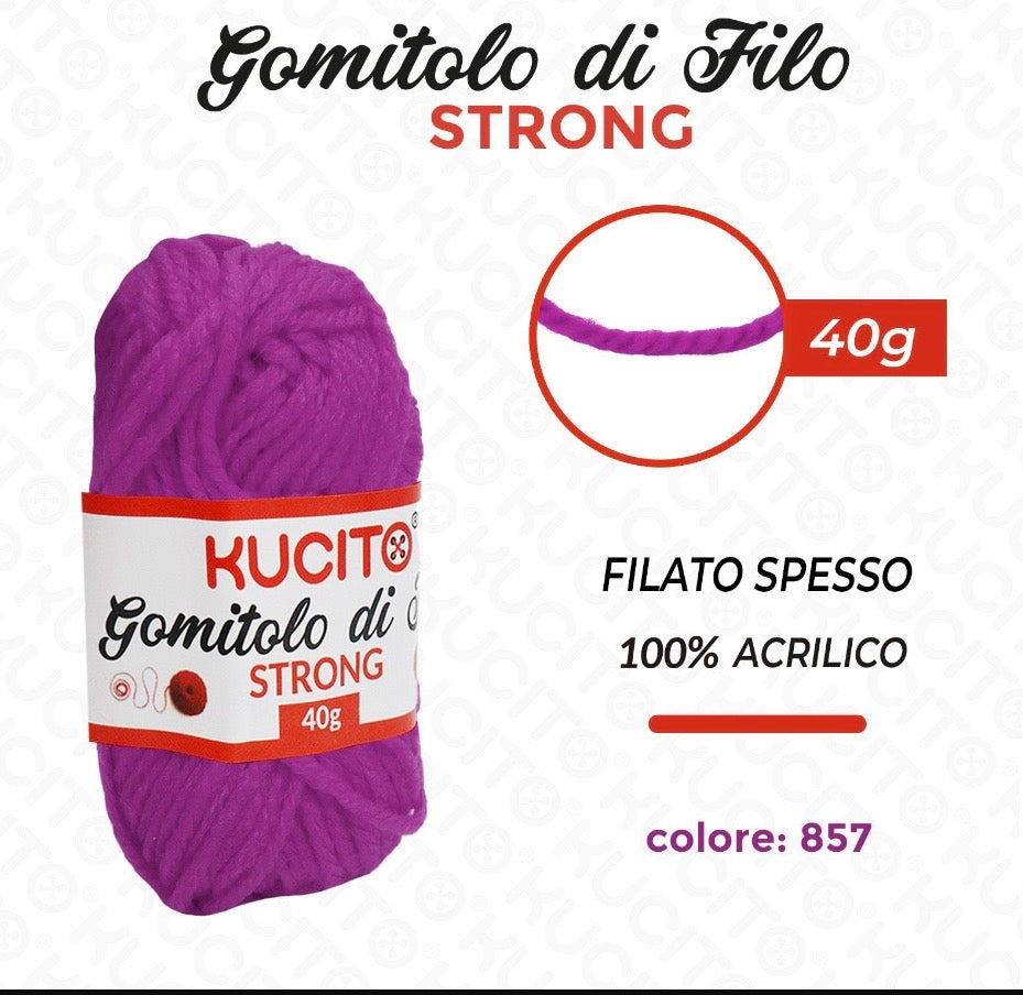 Gomitolo di filo STRONG 40g FGD MODA