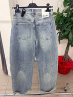Jeans baggy con risvolto FGD MODA
