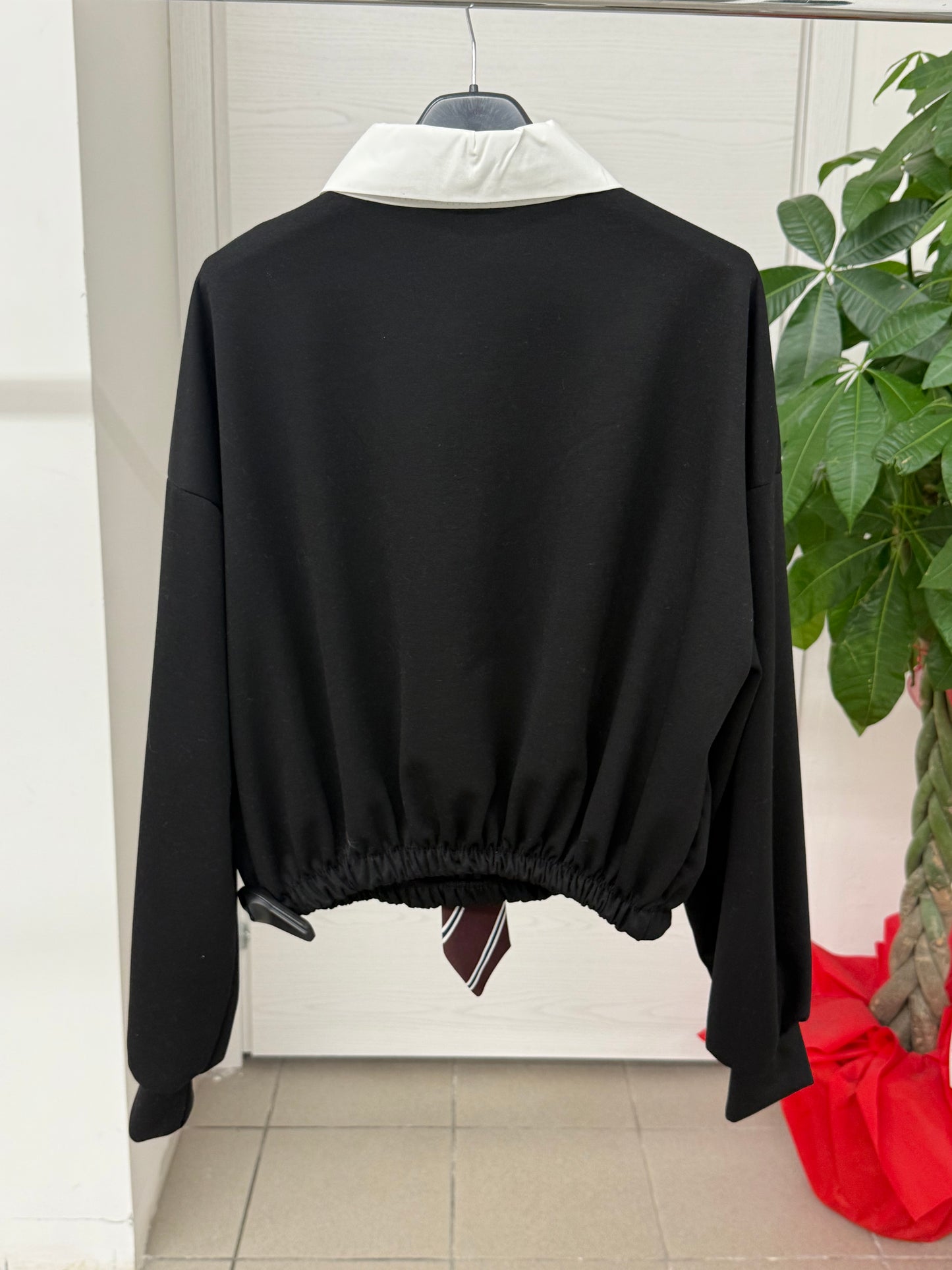 Felpa mosto camicia con cravatta FGD MODA