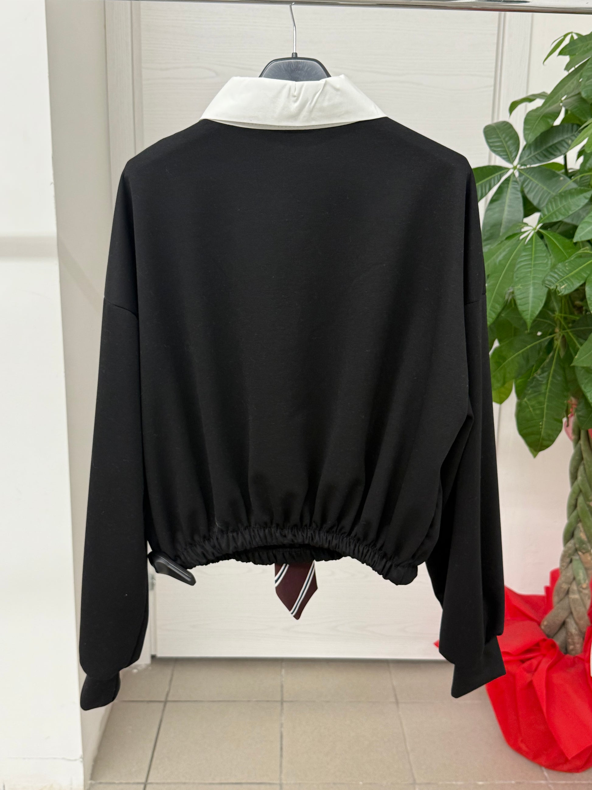 Felpa mosto camicia con cravatta FGD MODA