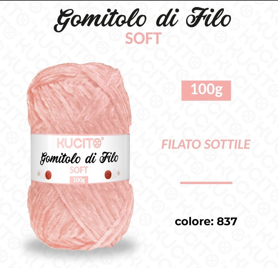 Gomitolo di filo SOFT 100g FGD MODA