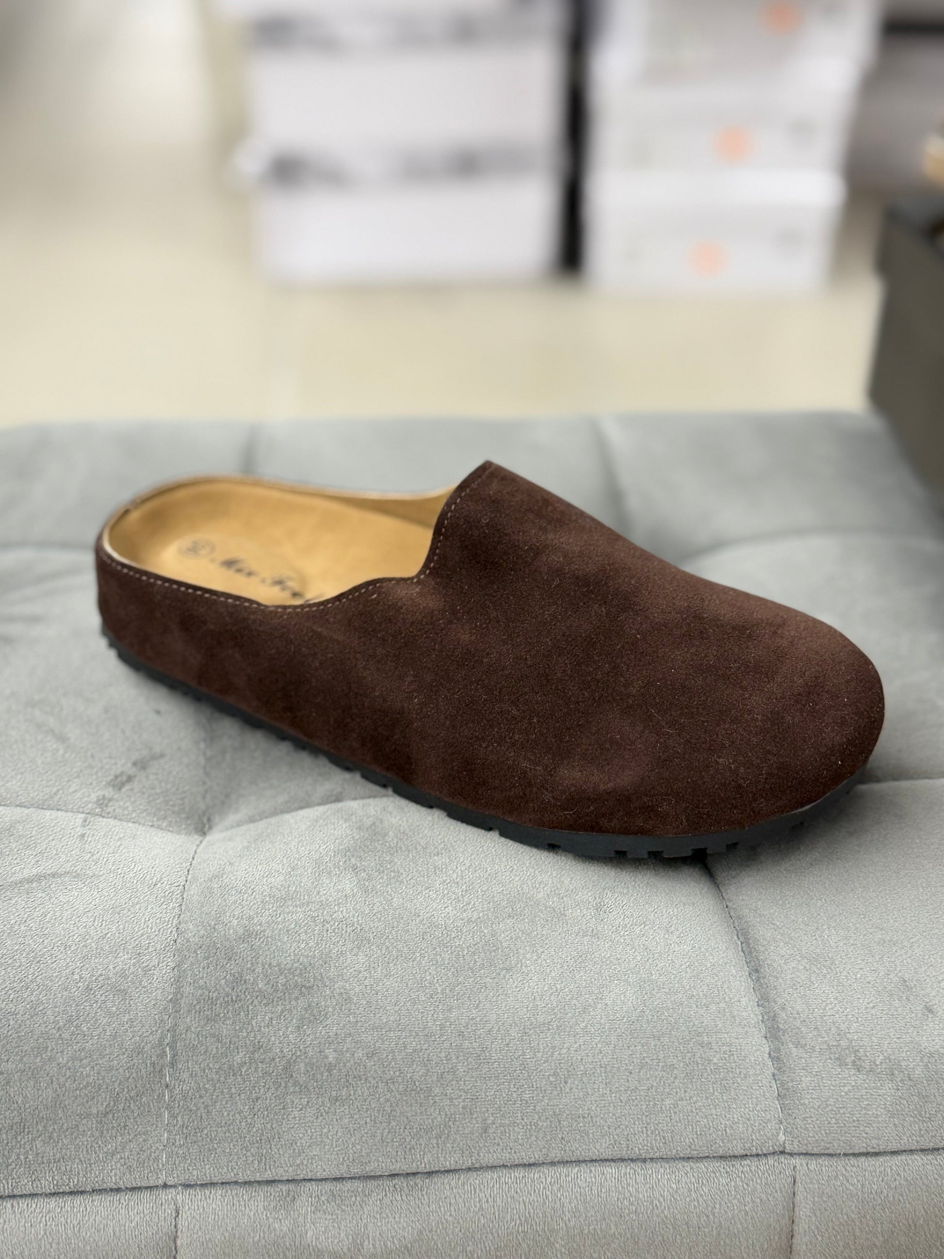 Pantofole in camoscio FGD MODA