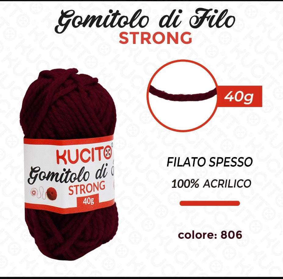 Gomitolo di filo STRONG 40g FGD MODA