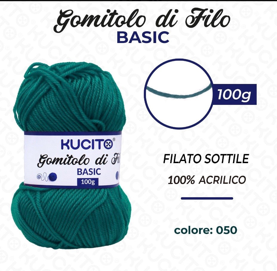 Gomitolo di filo BASIC 100g FGD MODA