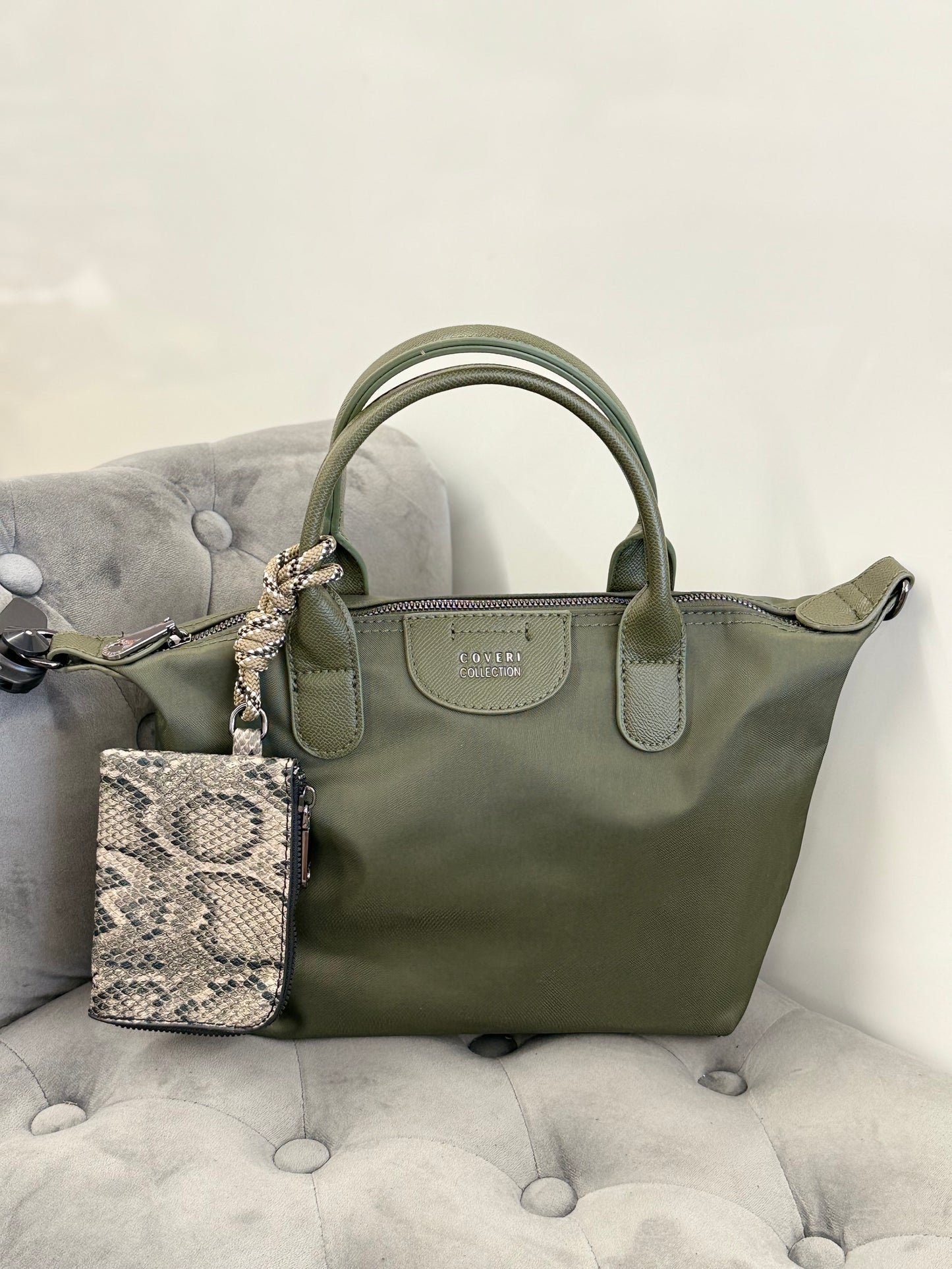 Borsa Enrico Coveri con pochettina e tracolla