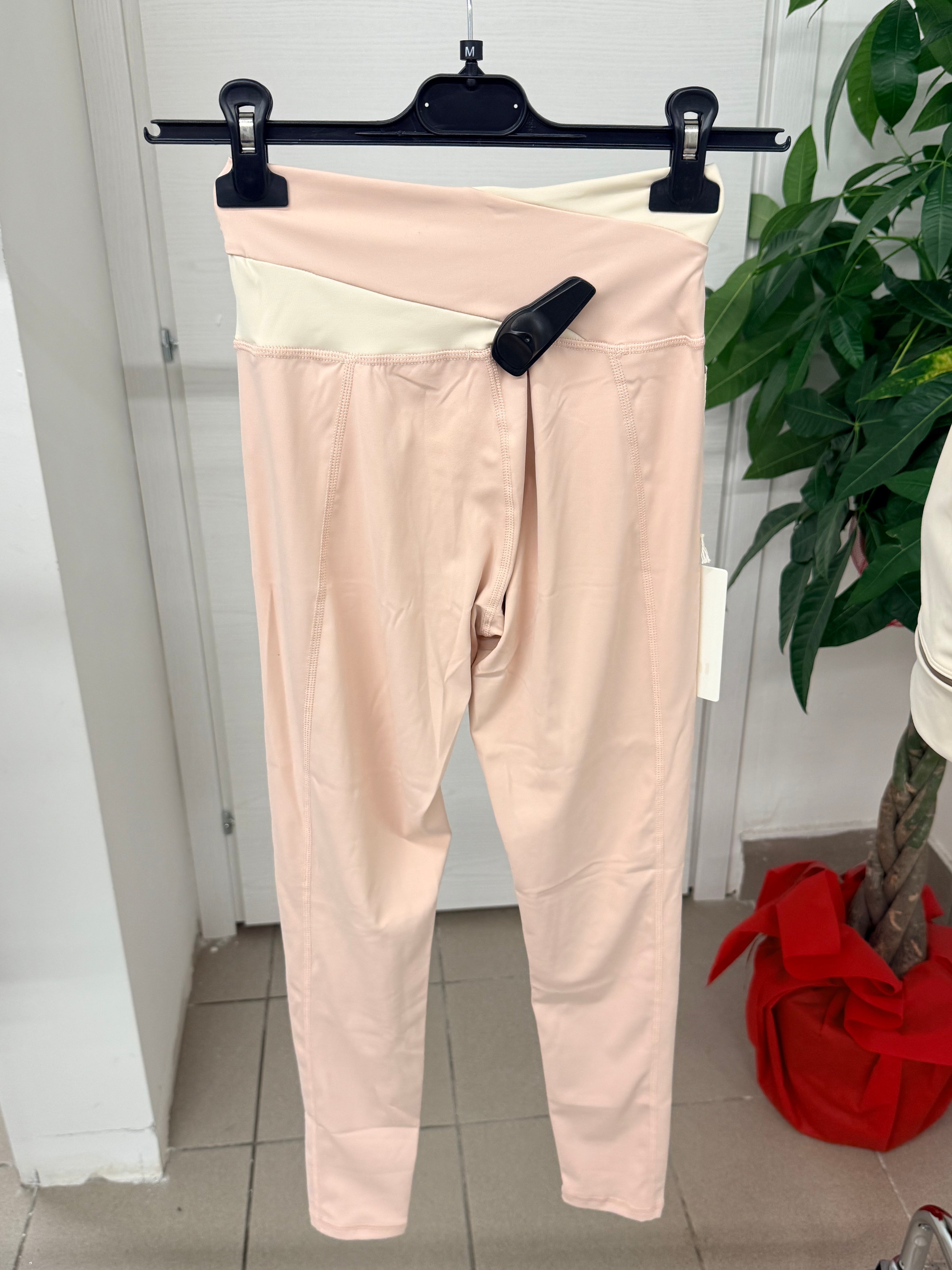 Leggings in lycra con banda a incrocio FGD MODA