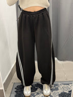 Pantaloni Tuta Balloon Con Strisce Laterali FGD MODA