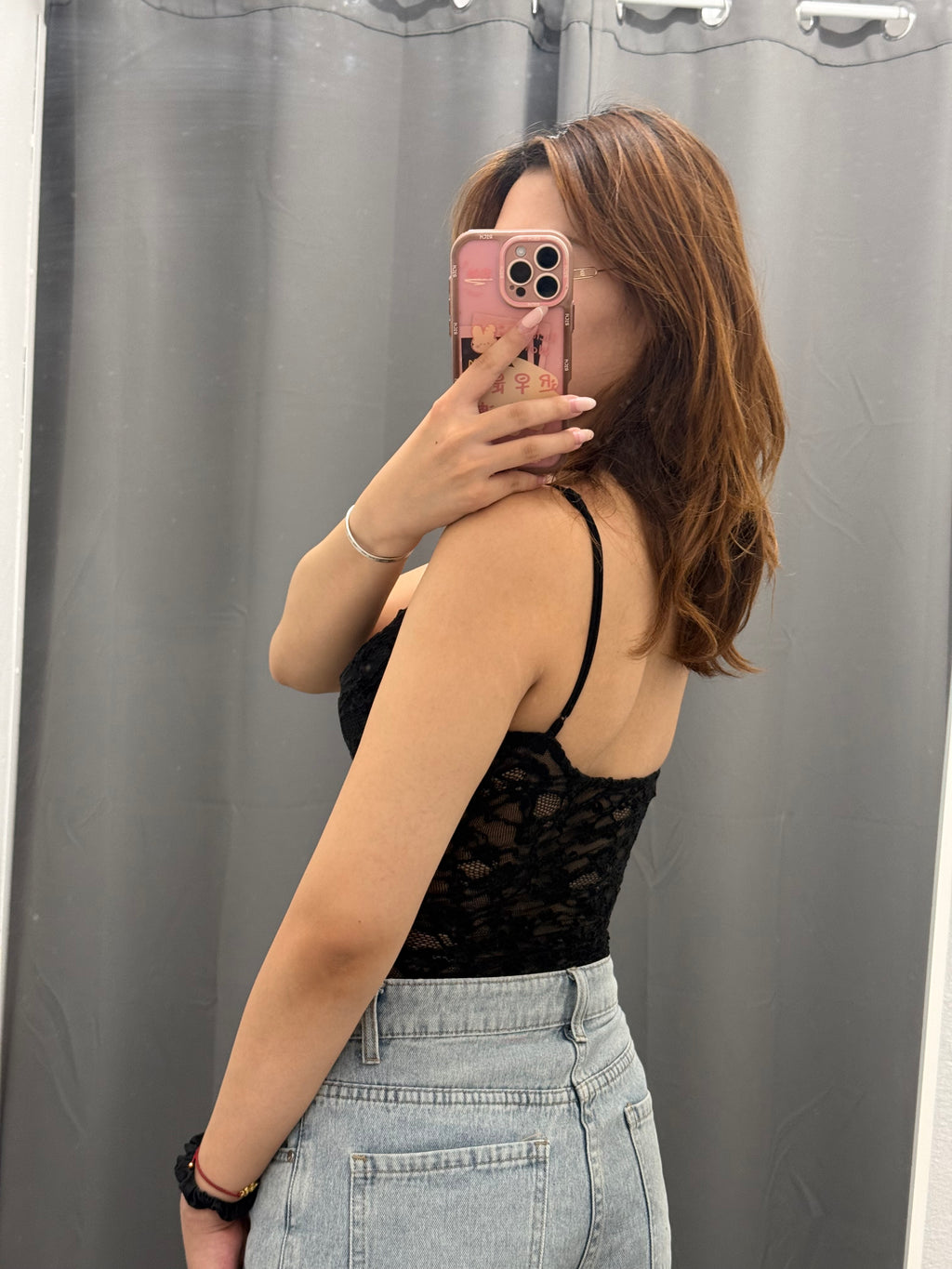 Body In Pizzo Semitrasparente Con Spalline Regolabili FGD MODA
