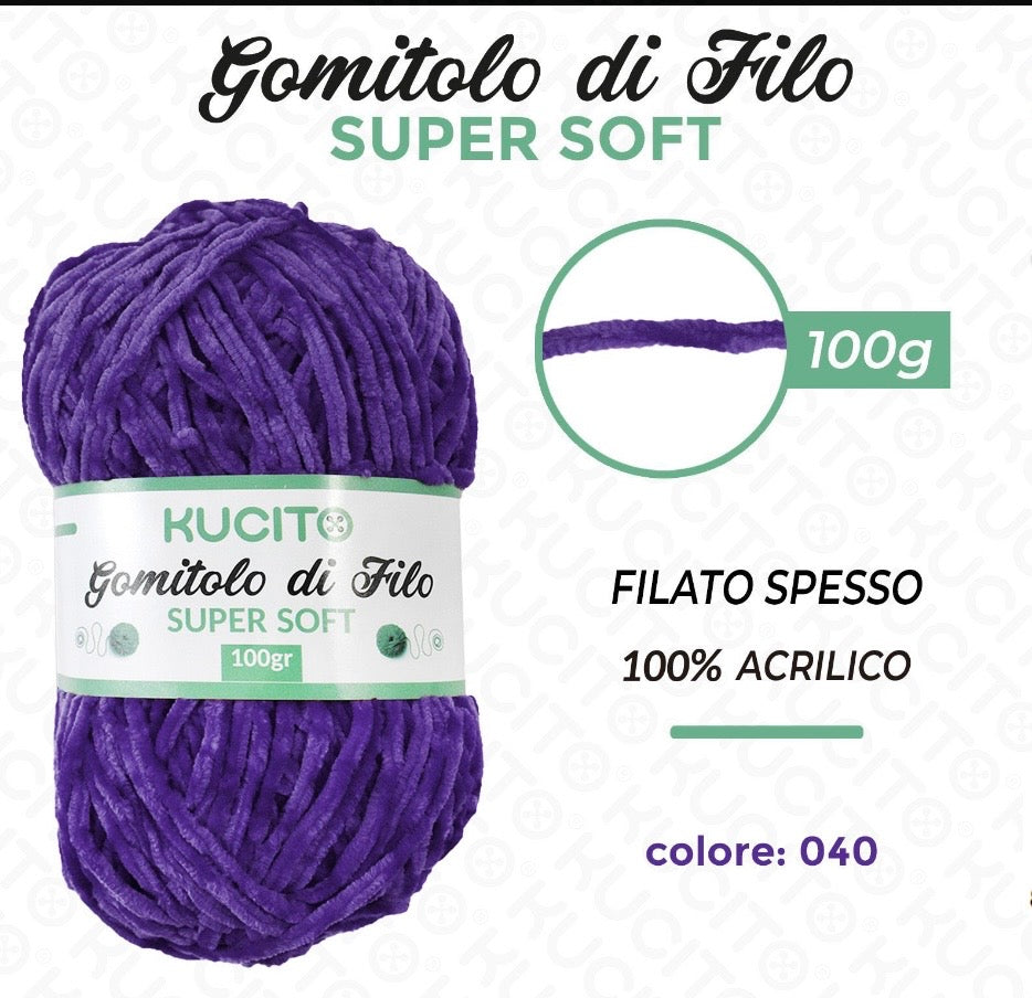 Gomitolo di filo SUPER SOFT 100g FGD MODA