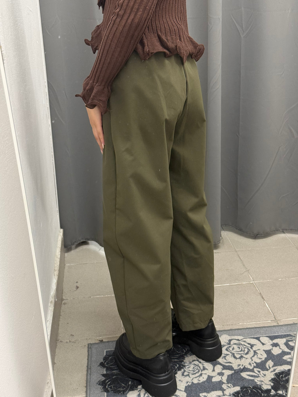 Pantaloni Balloon Con Cinta FGD MODA