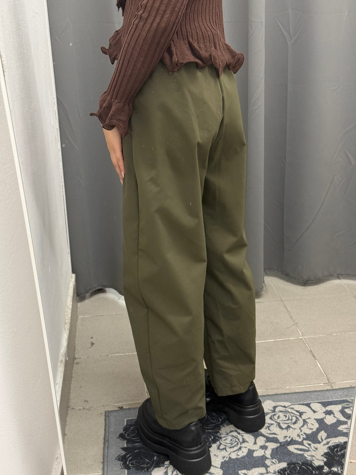 Pantaloni Balloon Con Cinta FGD MODA