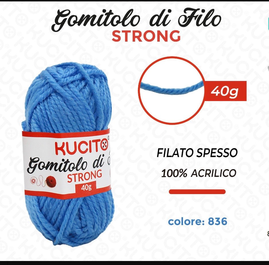 Gomitolo di filo STRONG 40g FGD MODA