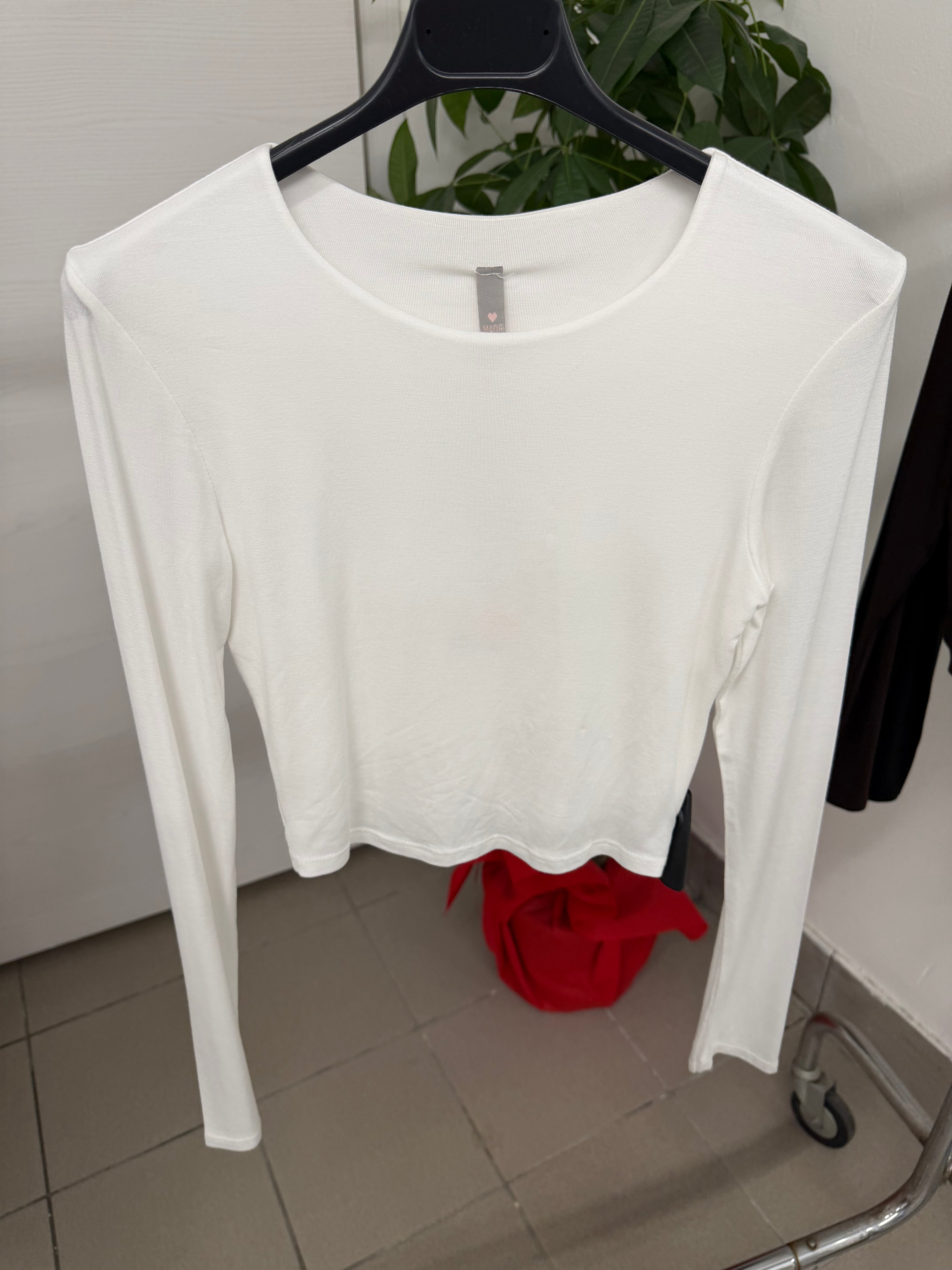 Maglietta viscosa crop FGD MODA