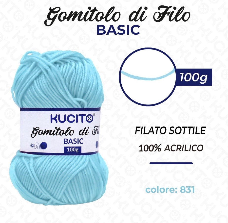 Gomitolo di filo BASIC 100g FGD MODA