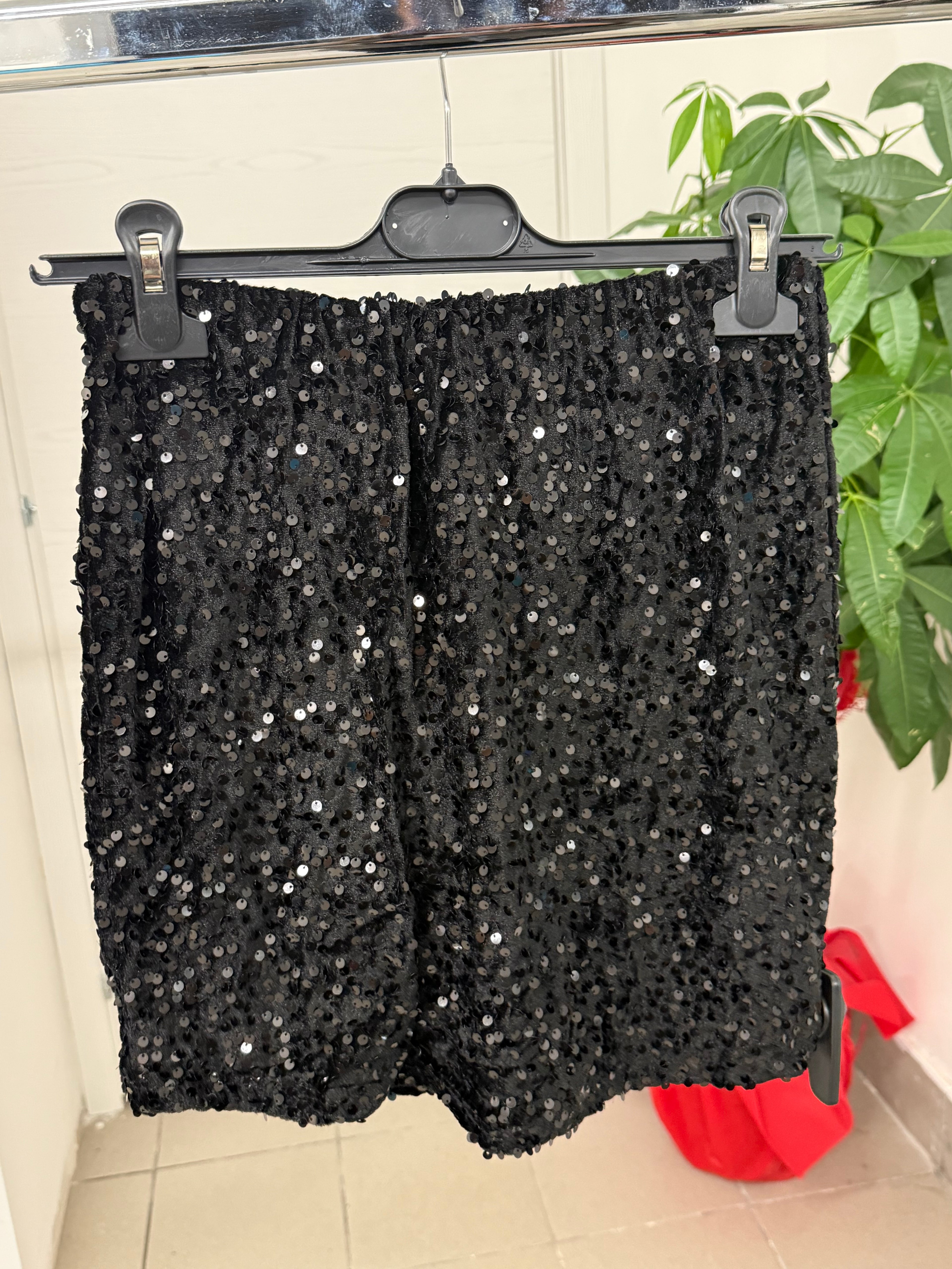 Mini gonna con paillettes FGD MODA