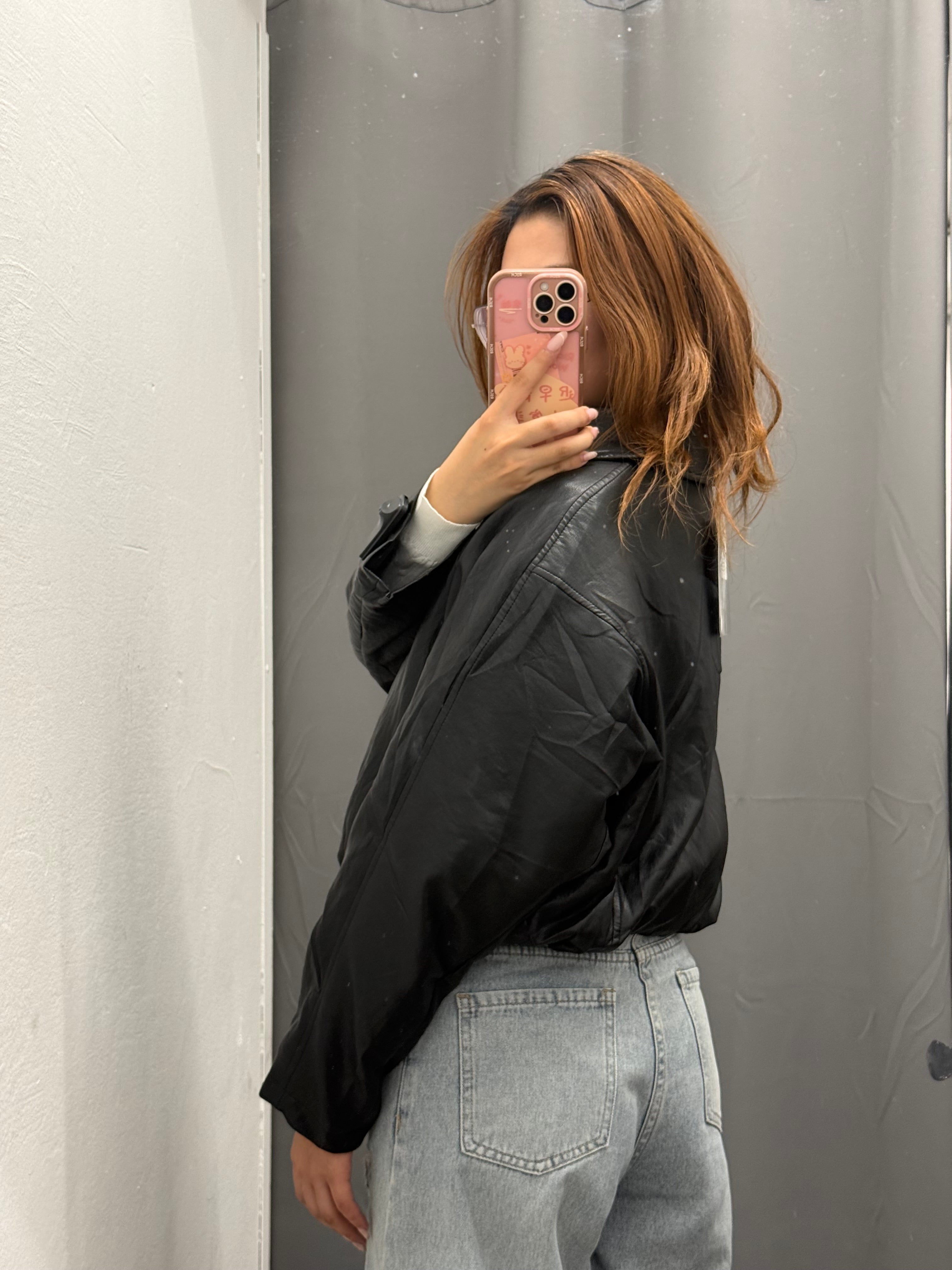 Giacca Bomber Over Fit Crop Con Zip FGD MODA