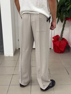 Pantaloni a gamba dritta con laccio ChRoy 3386 FGD MODA