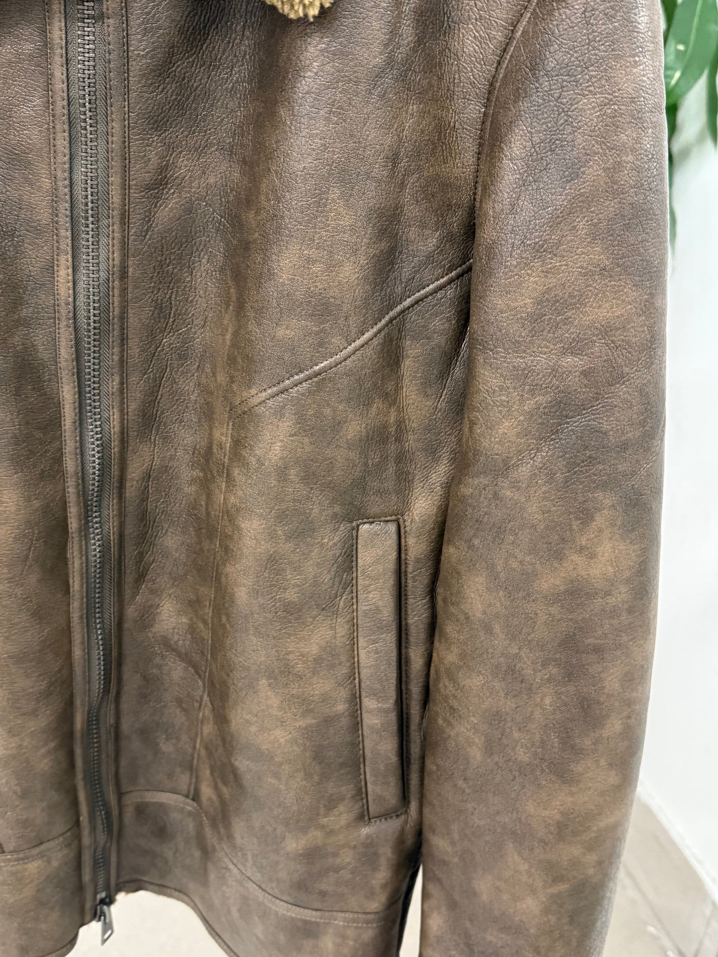 Giacca a montone con tasche FGD MODA