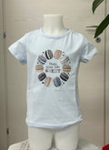 T-shirt a fantasia con brillantini FGD MODA