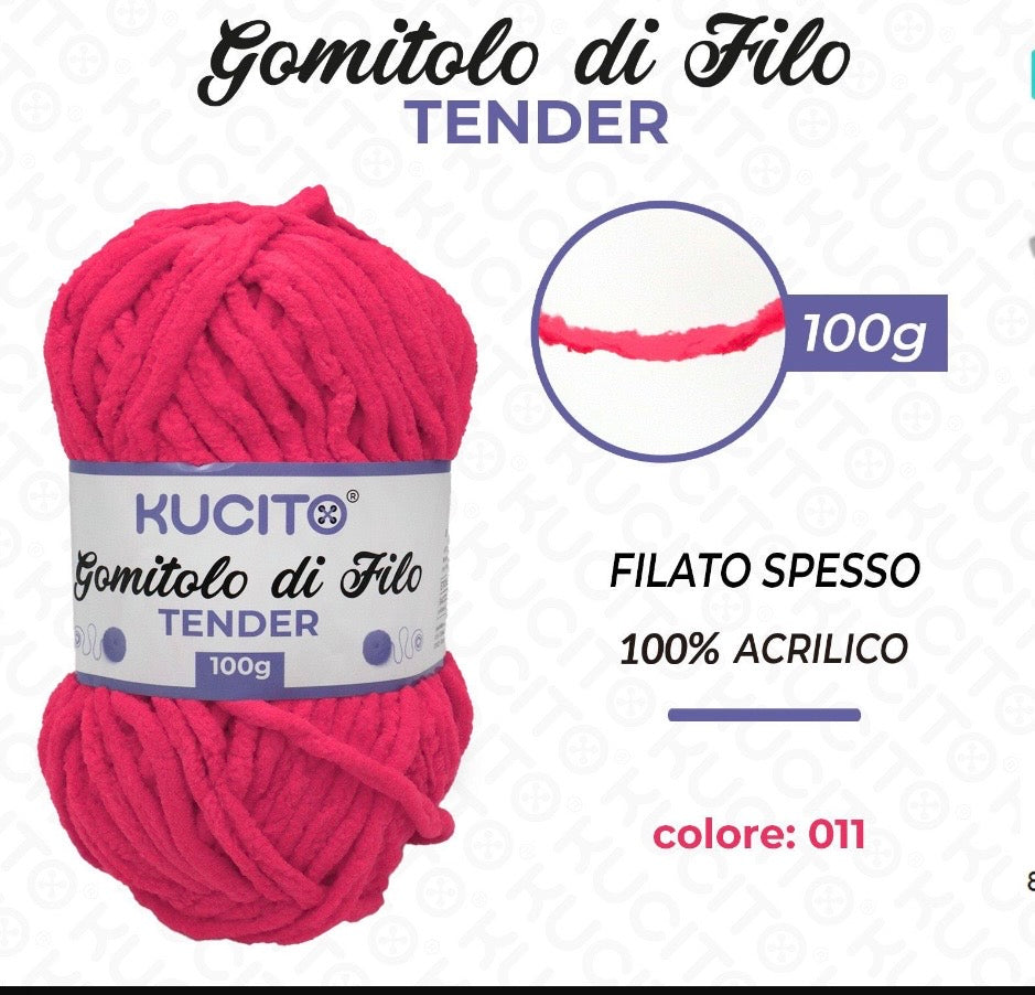 Gomitolo di filo TENDER 100g FGD MODA