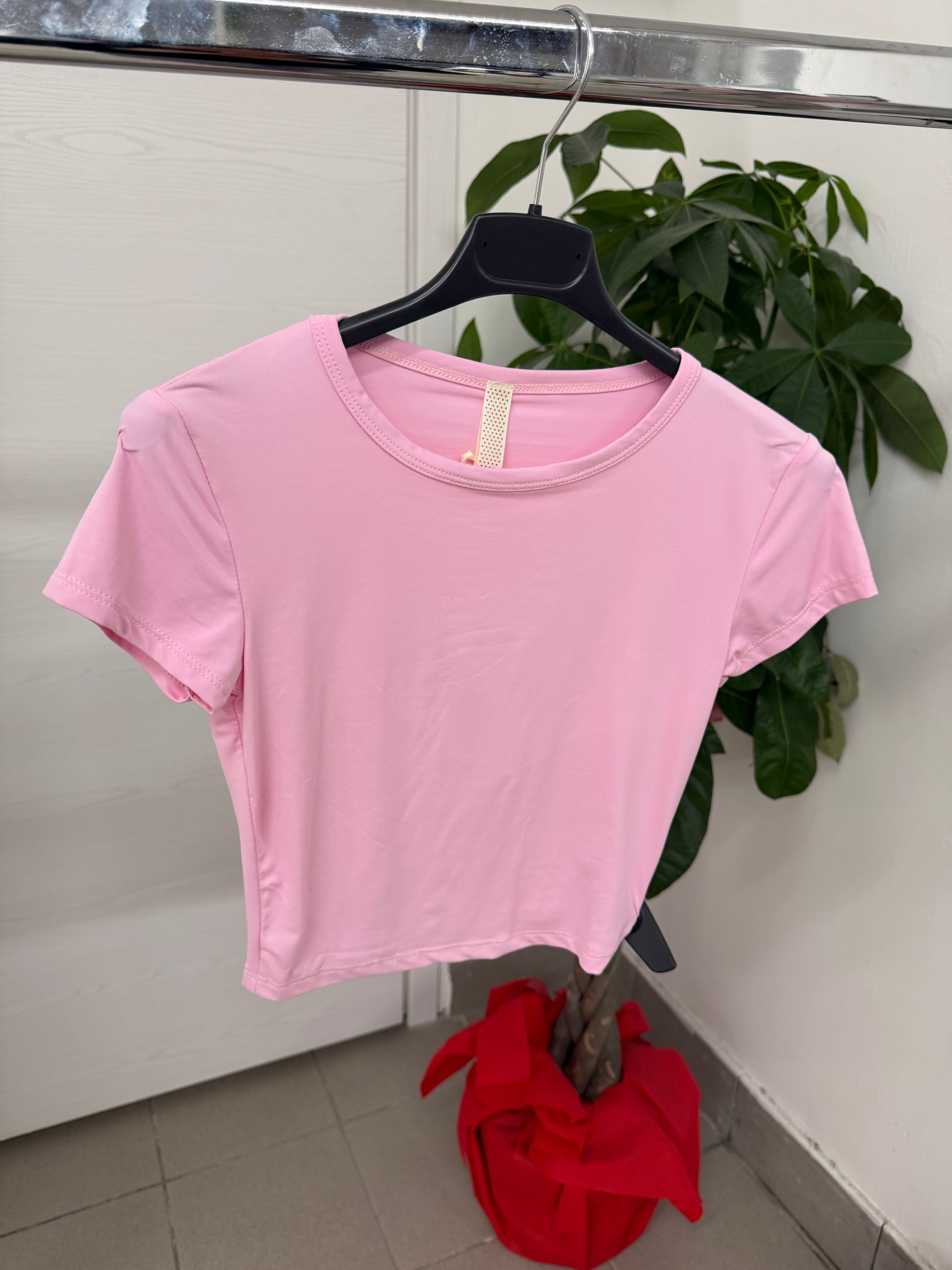 T-shirt crop lycra FGD MODA