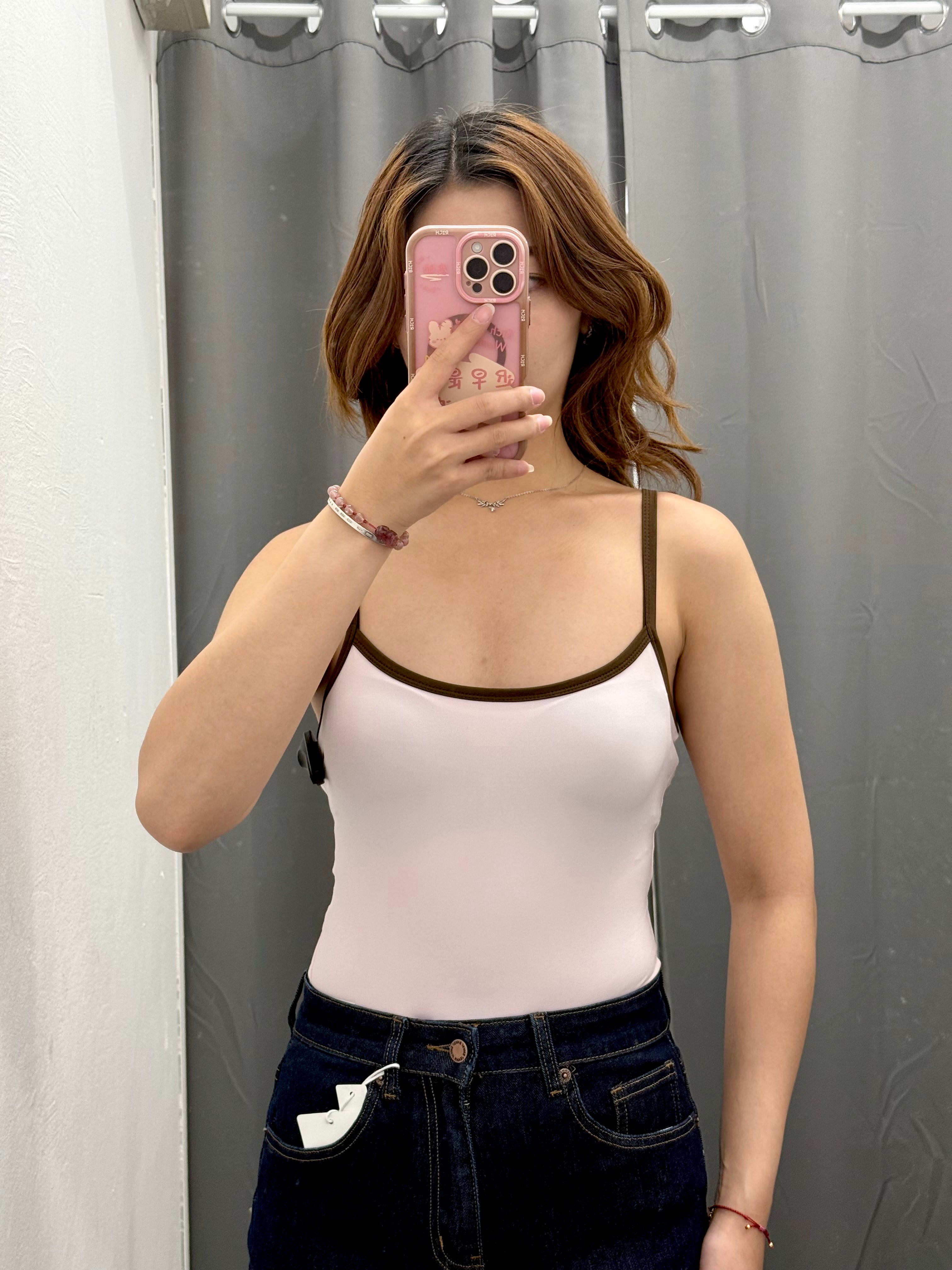 Body a spalline bicolore FGD MODA