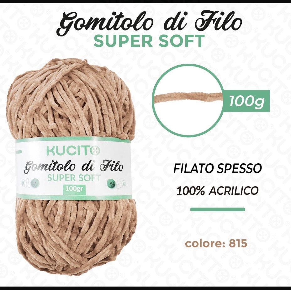 Gomitolo di filo SUPER SOFT 100g FGD MODA