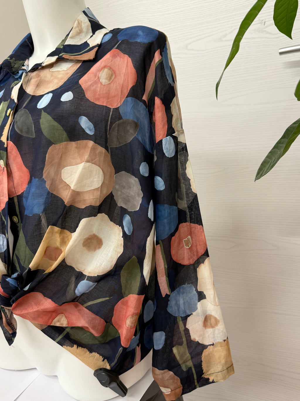 Blusa maniche 3/4 fiorata FGD MODA