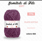 Gomitolo di filo SOFT 100g FGD MODA