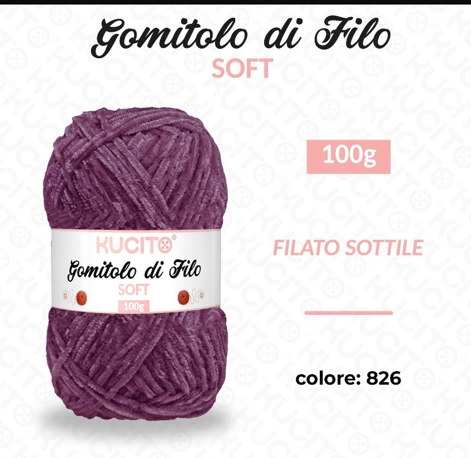 Gomitolo di filo SOFT 100g FGD MODA