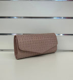 Pochette brillantanata con chiusura a bottone e tracolla FGD MODA