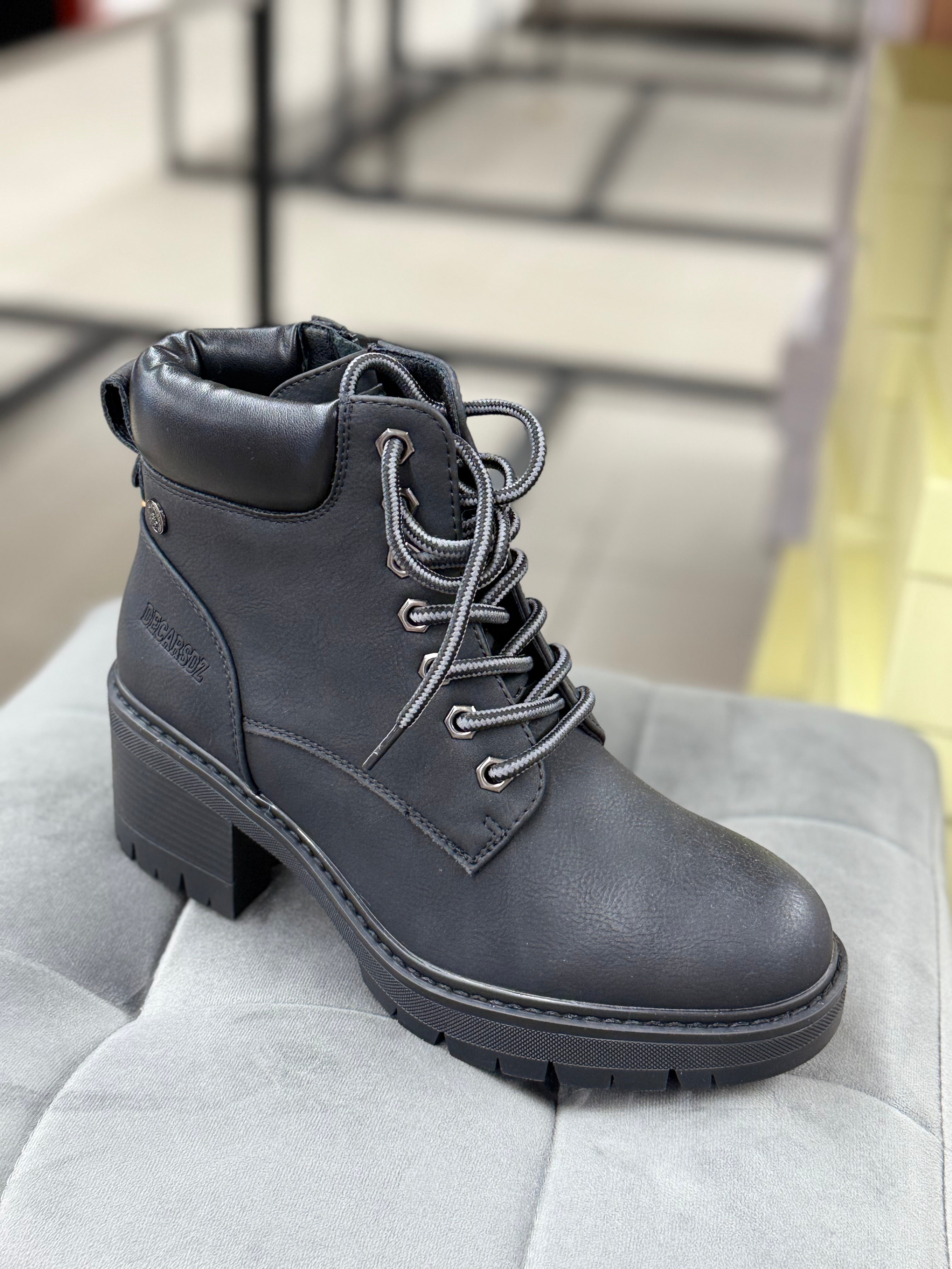 Scarponcini in ecopelle con tacco 6.5cm FGD MODA
