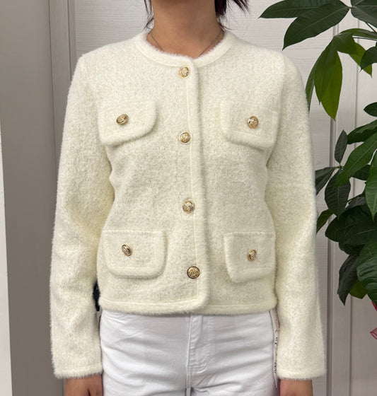 Giacca alla francese con bottoni FGD MODA