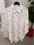 Camicia in cotone con cuori FGD MODA