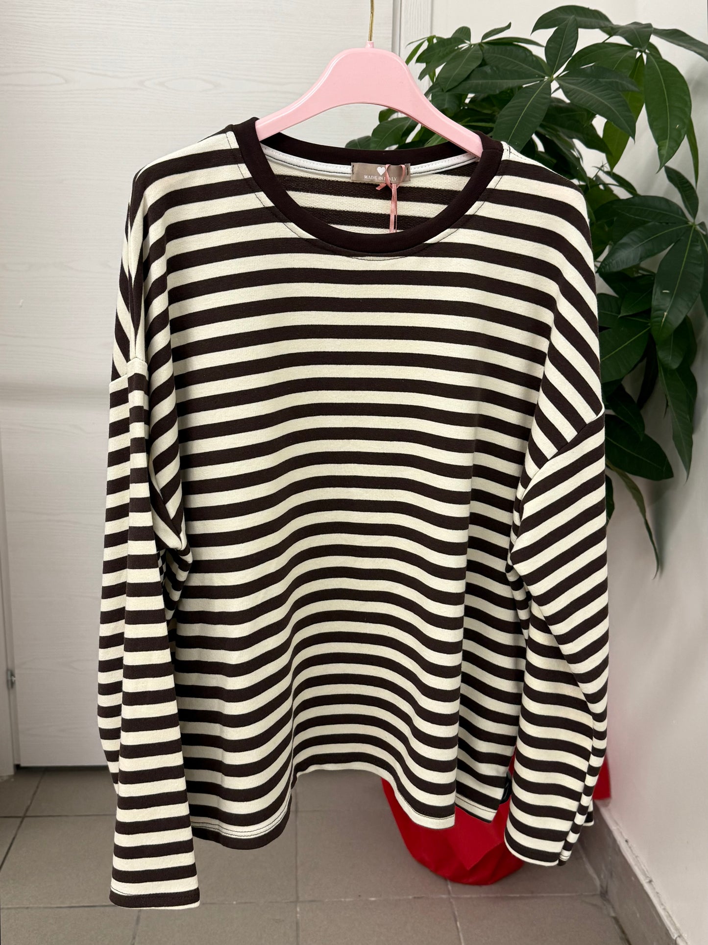 Maglia a righe over fit FGD MODA