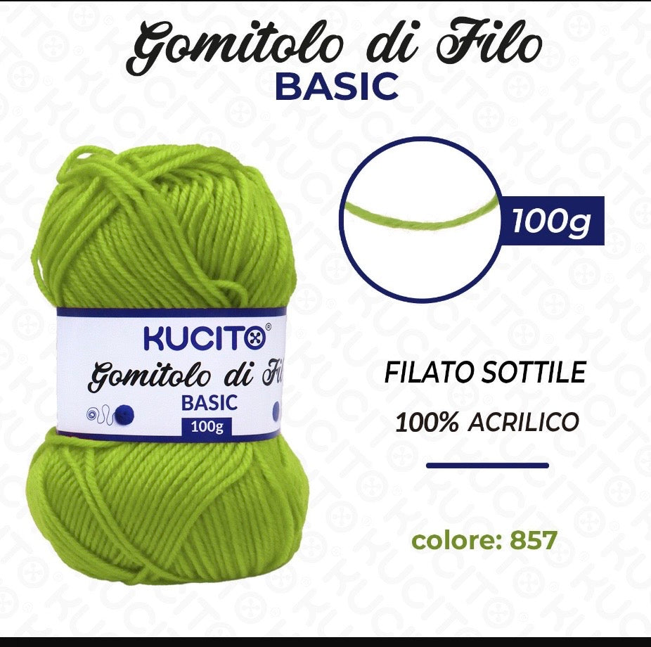 Gomitolo di filo BASIC 100g FGD MODA
