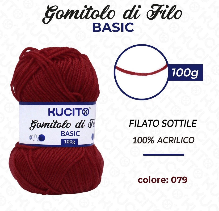 Gomitolo di filo BASIC 100g FGD MODA