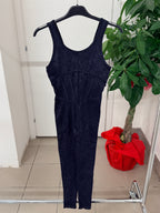 Jumpsuit a spalline a costine FGD MODA