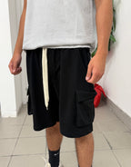 Bermuda tuta cargo con laccio Soni Homme FGD MODA