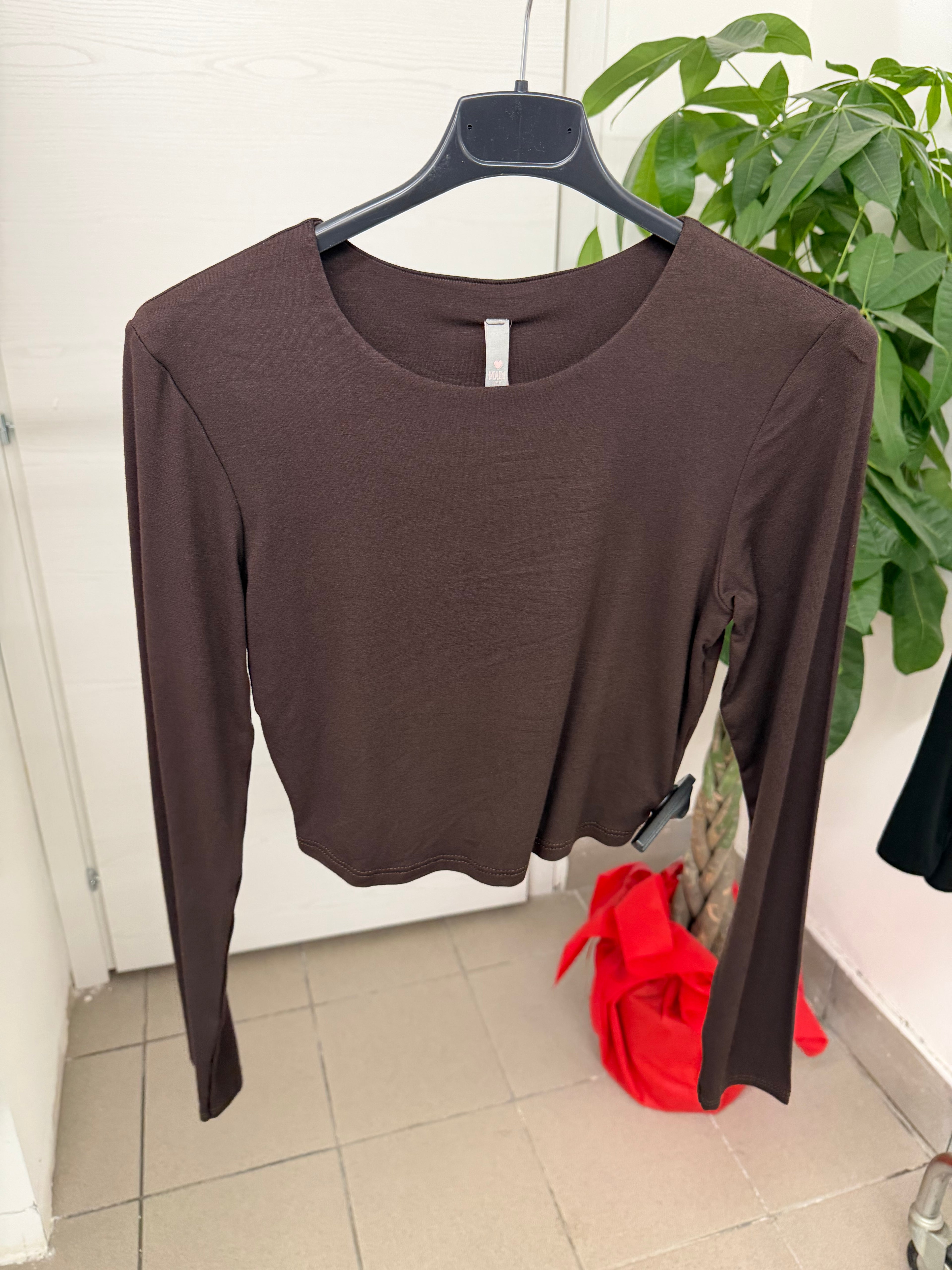 Maglietta viscosa crop FGD MODA
