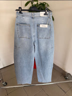 Jeans balloon con brillantini maculato FGD MODA