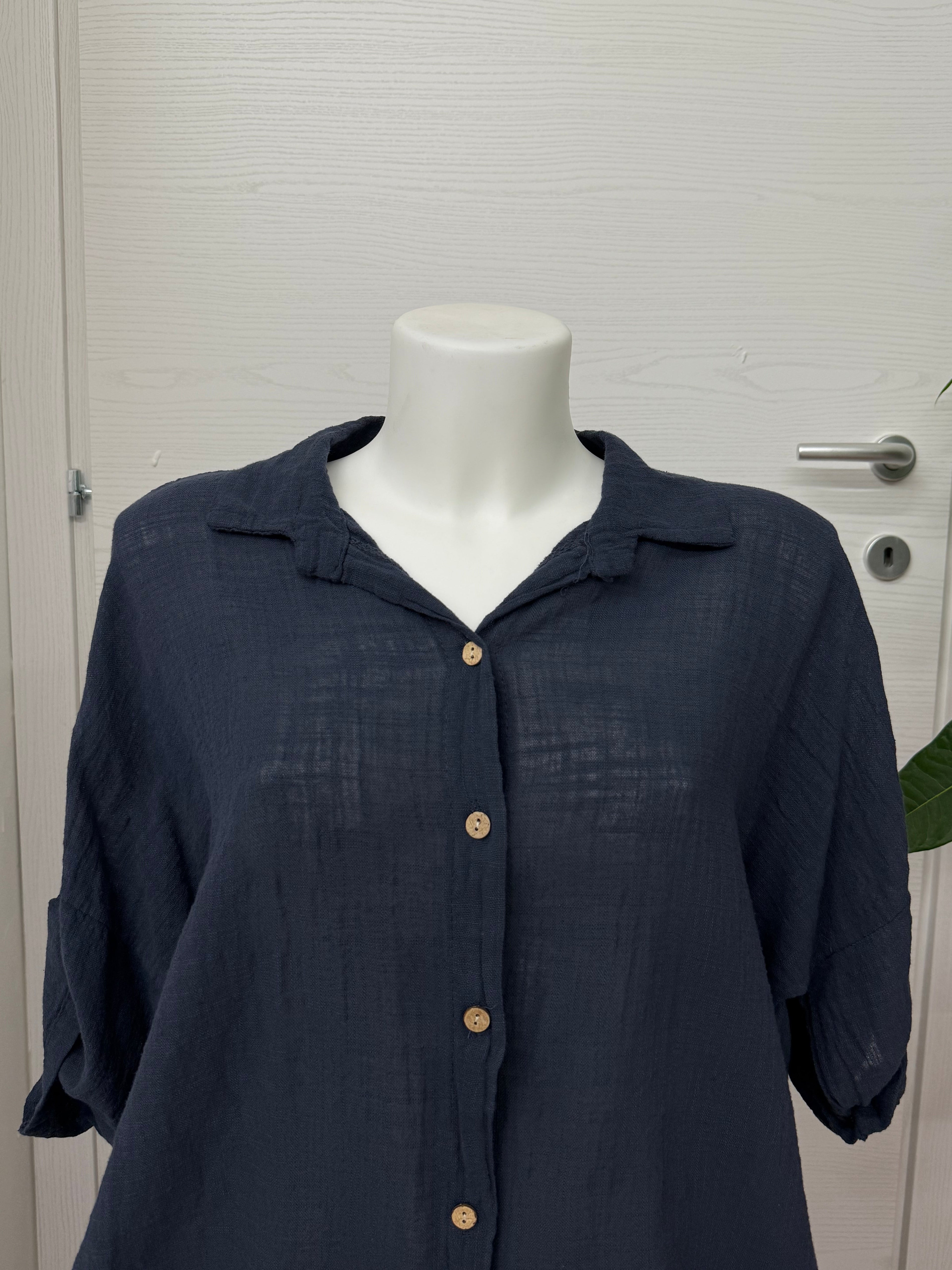 Blusa con bordo sangallo FGD MODA