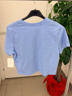 T-shirt crop tinta unita FGD MODA