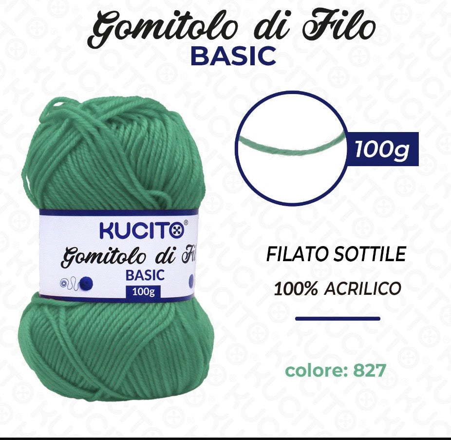 Gomitolo di filo BASIC 100g FGD MODA