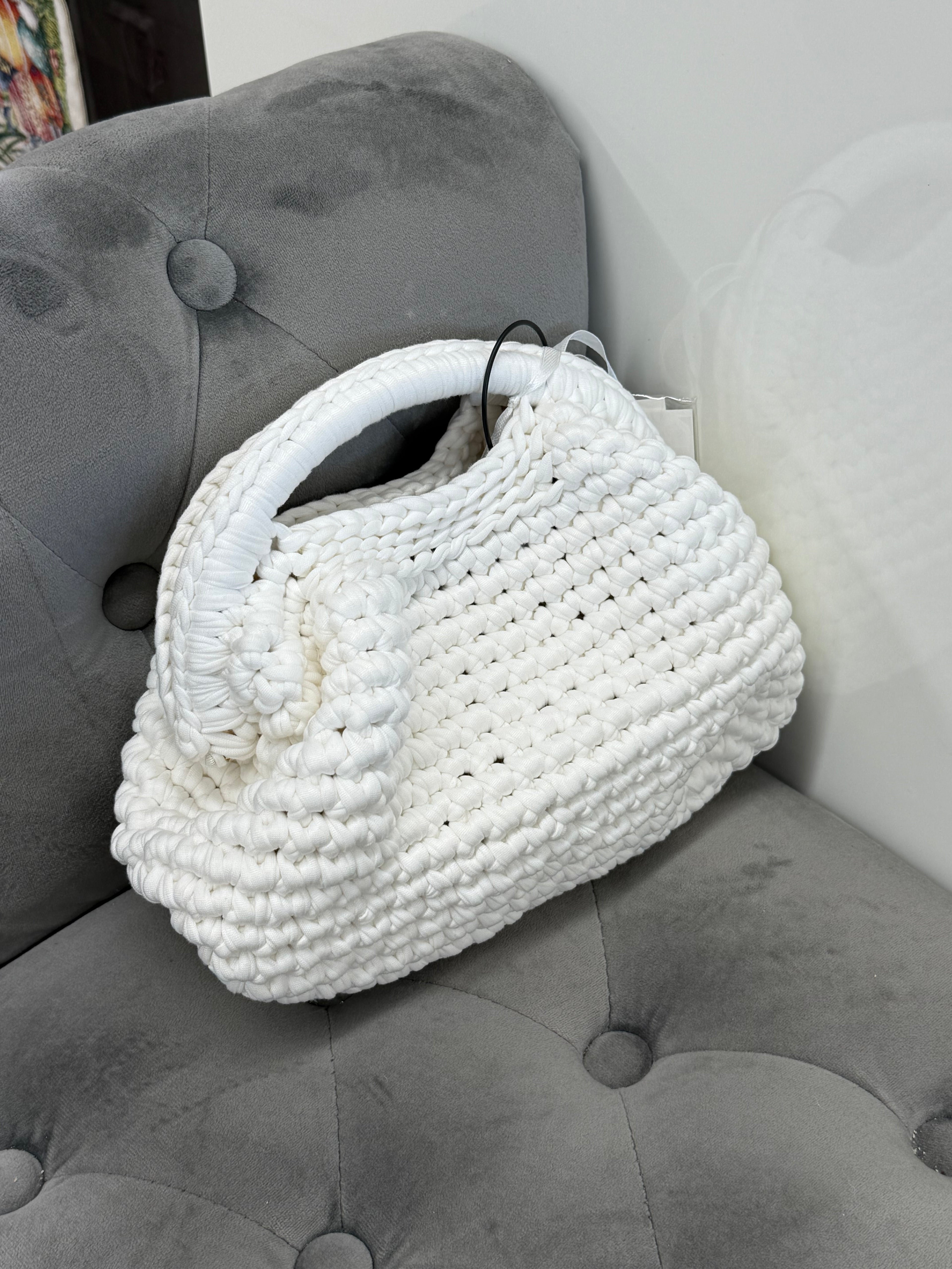 Borsa Clutch a uncinetto con tracolla FGD MODA