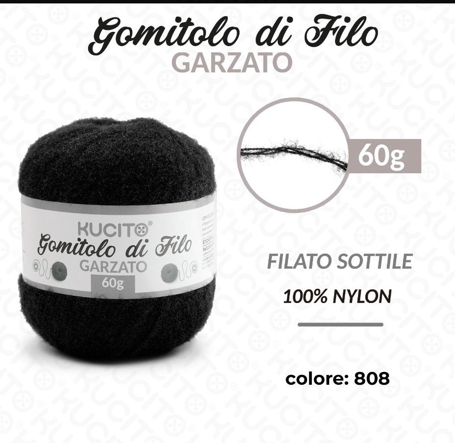 Gomitolo di filo GARZATO 60g FGD MODA