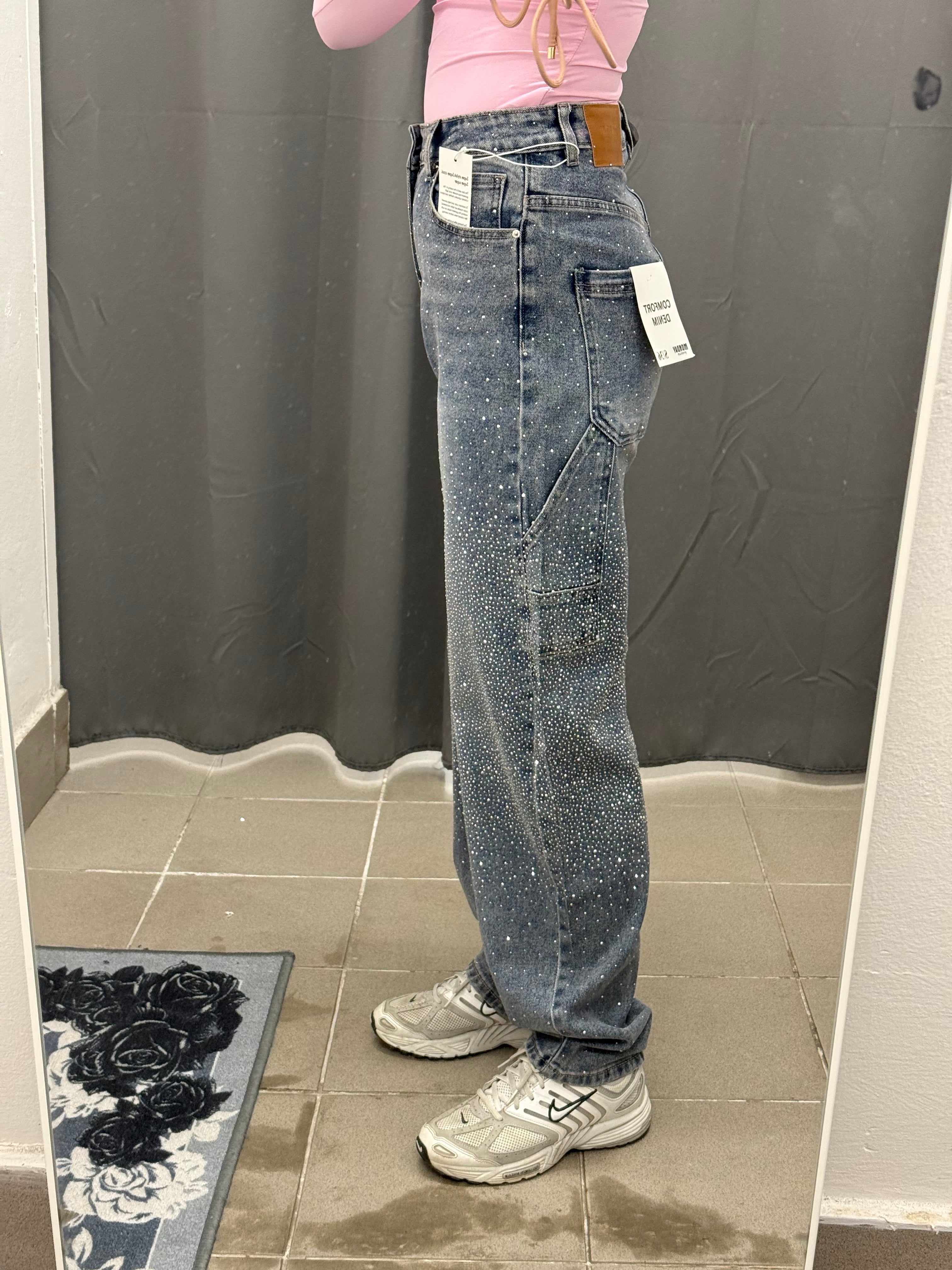 Jeans balloon brillantini FGD MODA