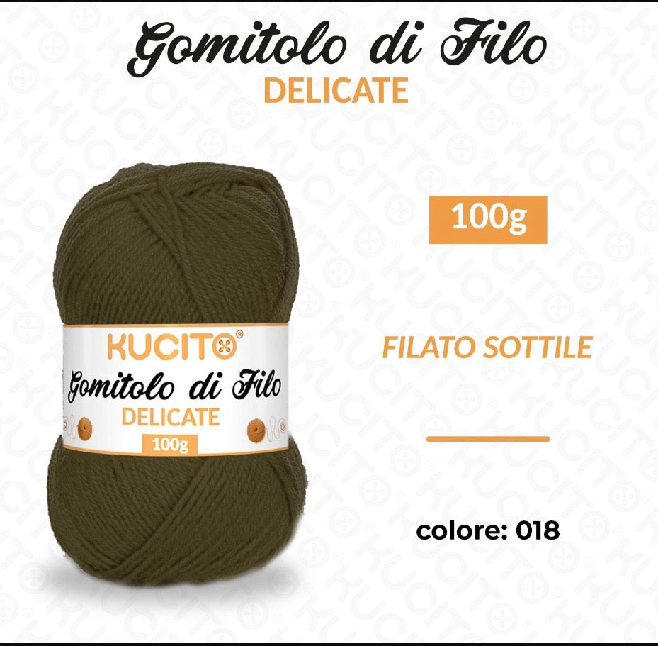 Gomitolo di filo DELICATE 100g FGD MODA