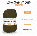Gomitolo di filo DELICATE 100g FGD MODA